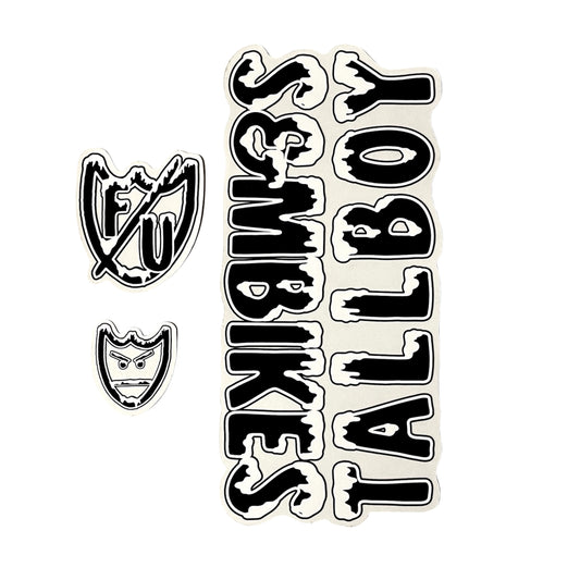 S&M TALLBOY ICY FRAME STICKERS