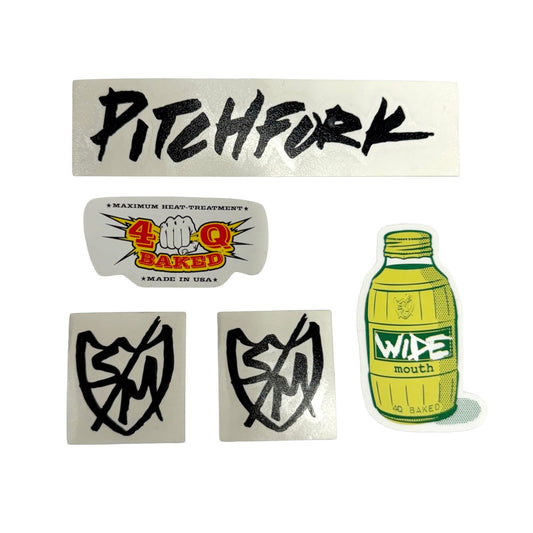 S&M WIDEMOUTH 5pc STICKER PACK