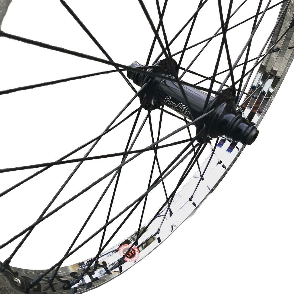 PROFILE ELITE Black FRONT HUB 3/8"  カスタム・ホイール