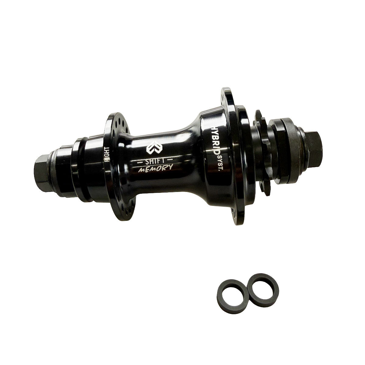 ECLAT SHIFT MEMORY FC/CS HUB 3/8" Femel 9T, 36H, RHD BLACK