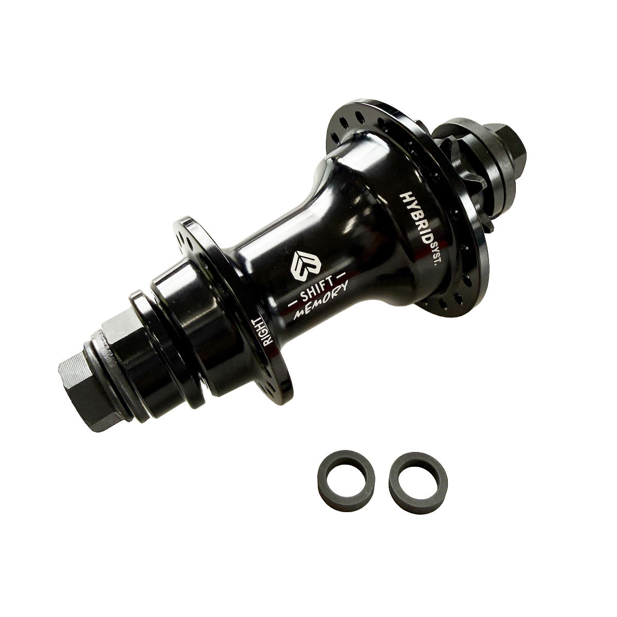 ECLAT SHIFT MEMORY FC/CS HUB 3/8" Femel 9T, 36H, RHD BLACK