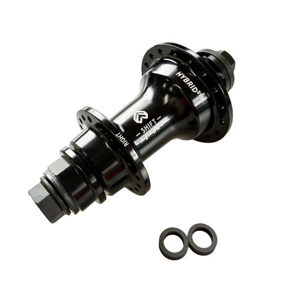 ECLAT SHIFT MEMORY FC/CS HUB 3/8" Femel 9T, 36H, RHD BLACK