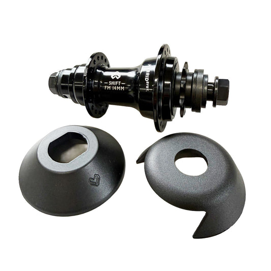 ECLAT SHIFT FM FC/CS HUB 14mm Femel 9T, 36H, RHD BLACK