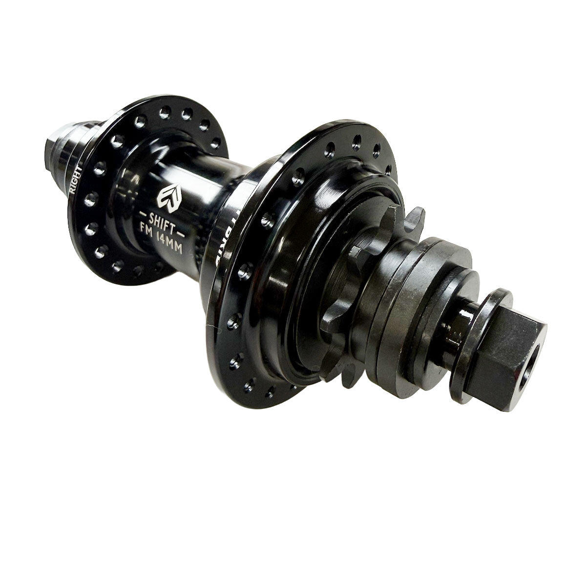 ECLAT SHIFT FM FC/CS HUB 14mm Femel 9T, 36H, RHD BLACK