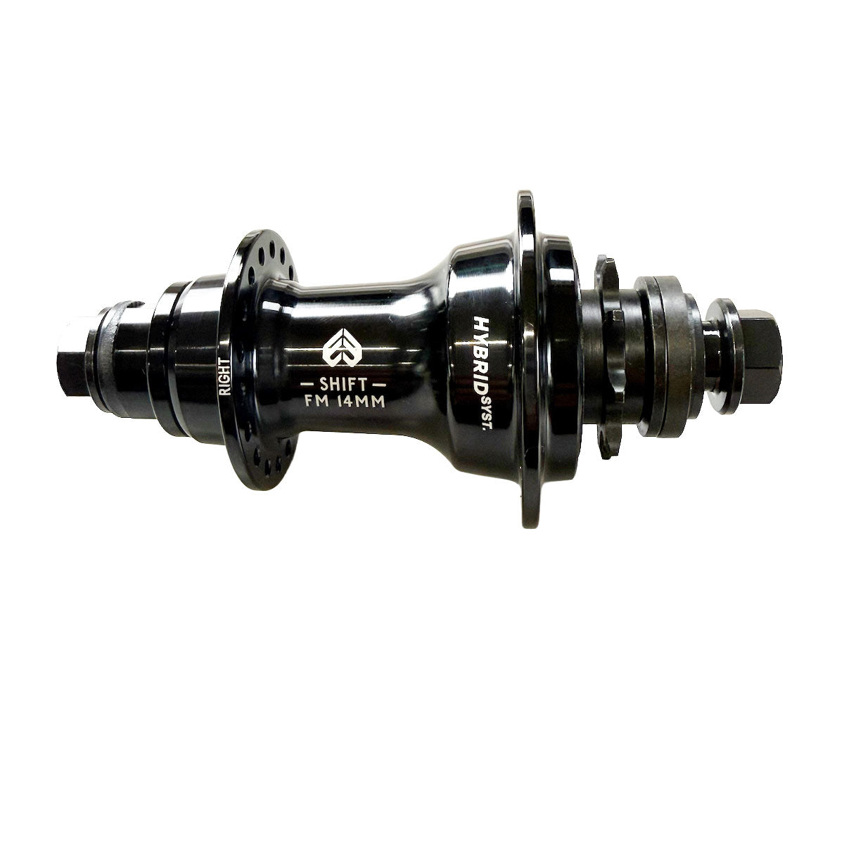 ECLAT SHIFT FM FC/CS HUB 14mm Femel 9T, 36H, RHD BLACK