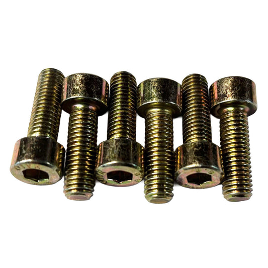 GOLD METRIC STEM BOLTS FOR MODERN USA MADE FIT/S&M STEMS (QTY 6)