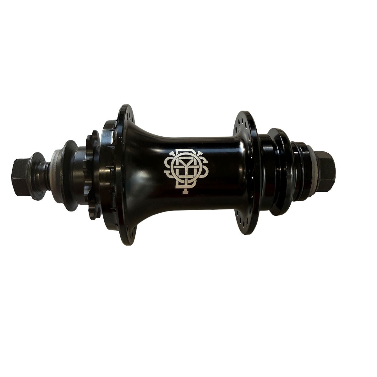 ODYSSEY HEXAGRAM CASSETTE HUB BLACK (9T 14mm) RHD/LHD
