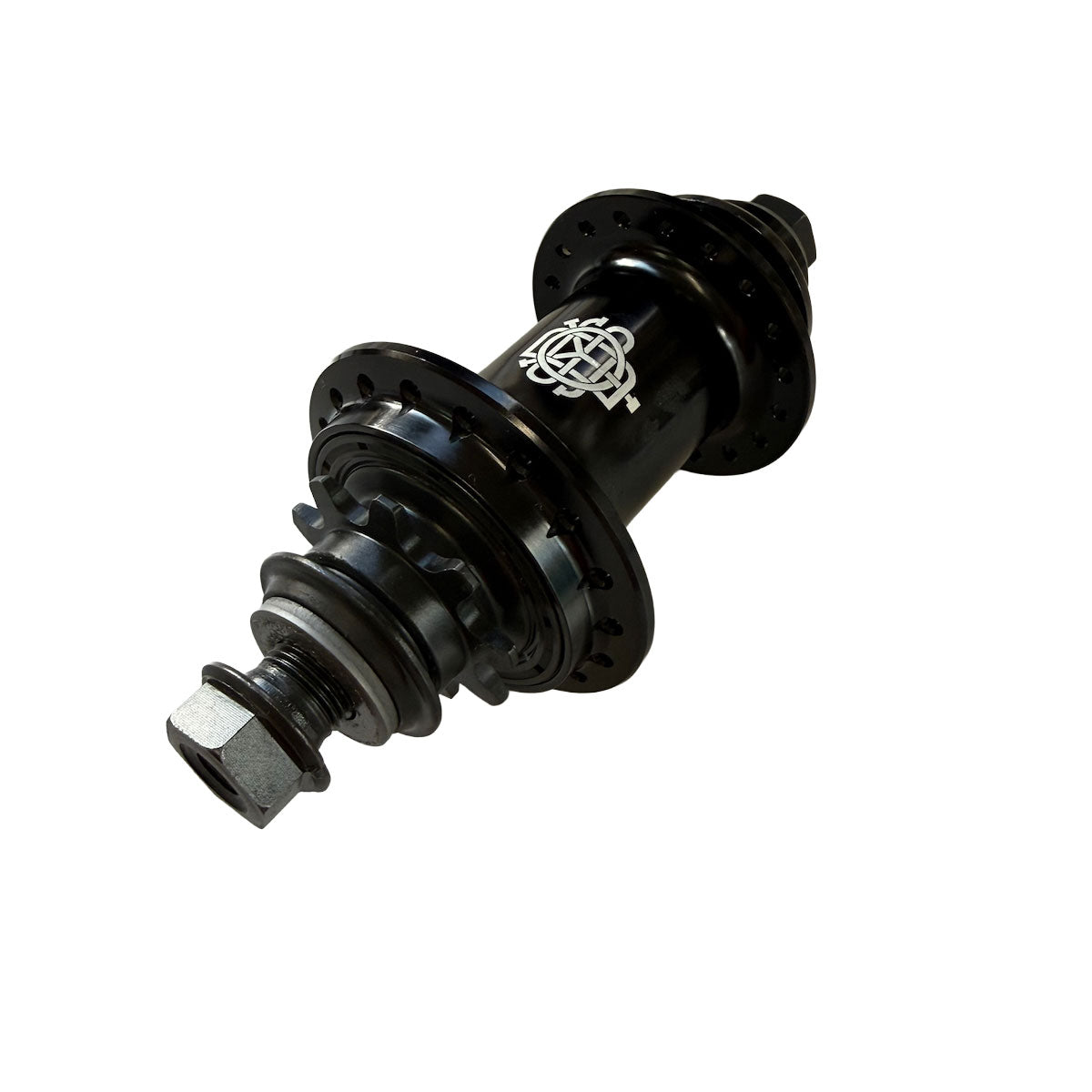 ODYSSEY HEXAGRAM CASSETTE HUB BLACK (9T 14mm) RHD/LHD