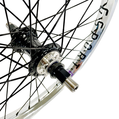 Profile Mini Cassette Rear Hub Titanium 14mm (Black) Titanium 9Tカスタム・ホイール