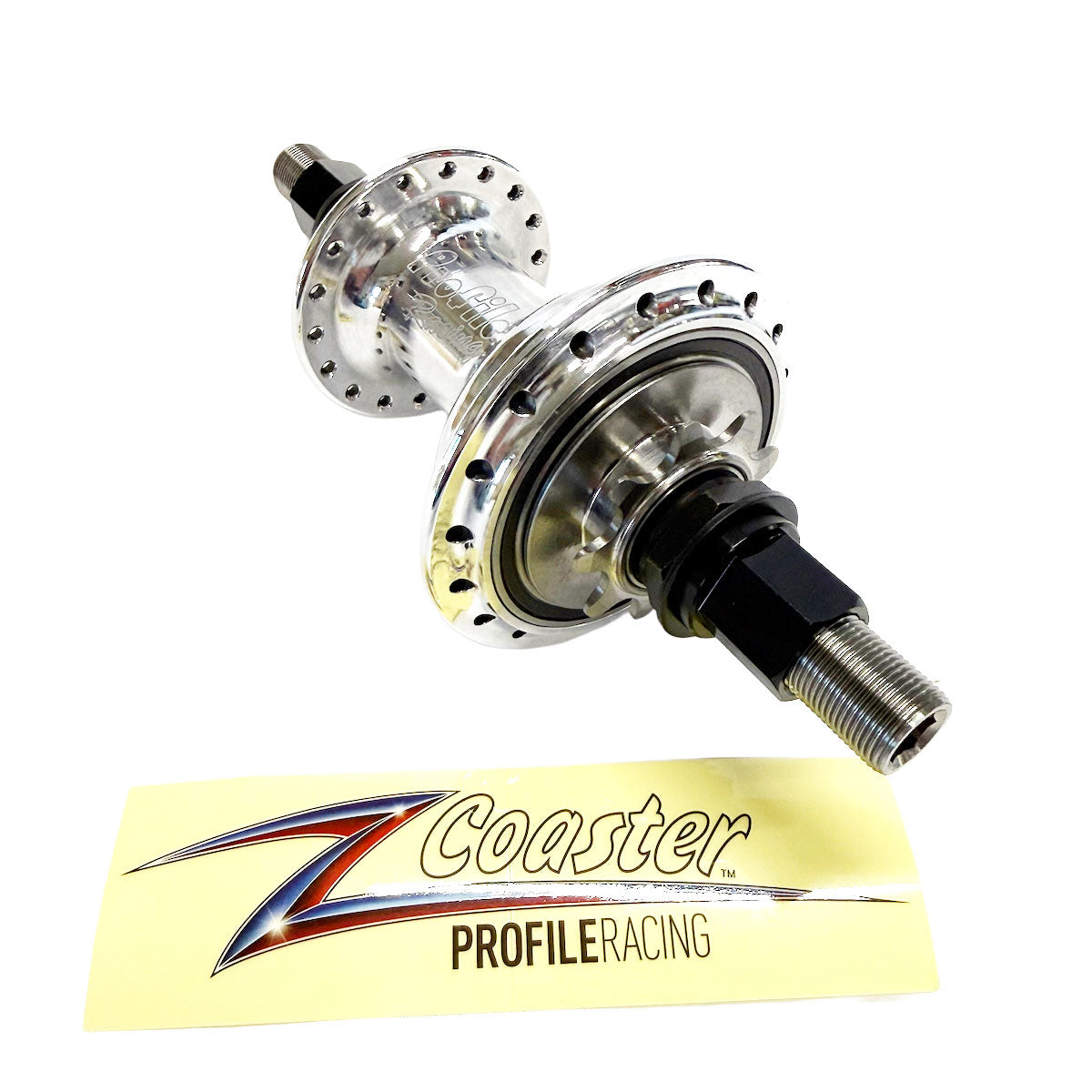 PROFILE Z COASTER HUB 14mm 9T (TITANIUM AXLE / TITANIUM DRIVER) (POLISHED)