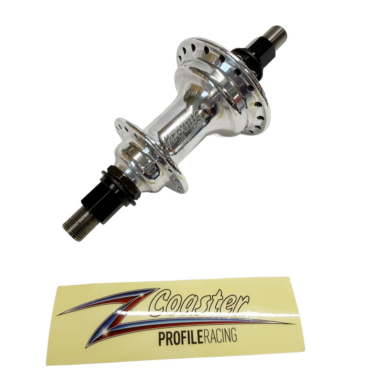 PROFILE Z COASTER HUB 14mm 9T (TITANIUM AXLE / TITANIUM DRIVER) (POLISHED)