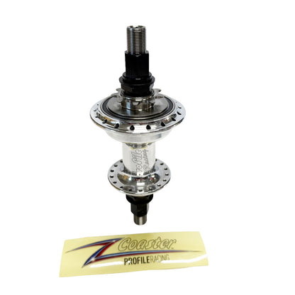 PROFILE Z COASTER HUB 14mm 9T (TITANIUM AXLE / TITANIUM DRIVER) (POLISHED)
