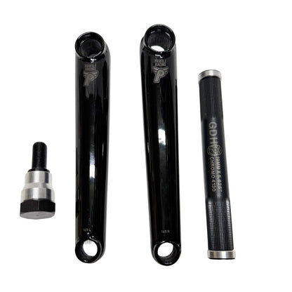 PROFILE BMX RACE CRANK SET / 165mm BLACK  GDH中空クロモリ・アクスル