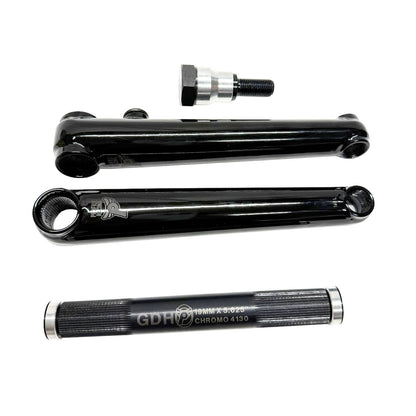 PROFILE BMX RACE CRANK SET / 165mm BLACK  GDH中空クロモリ・アクスル