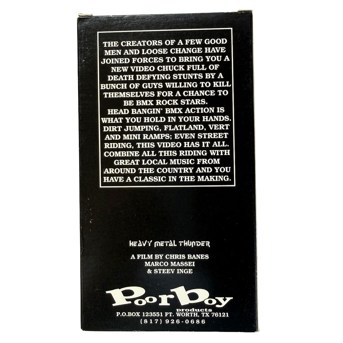 Poor Boy Products HEAVY METAL THUNDER