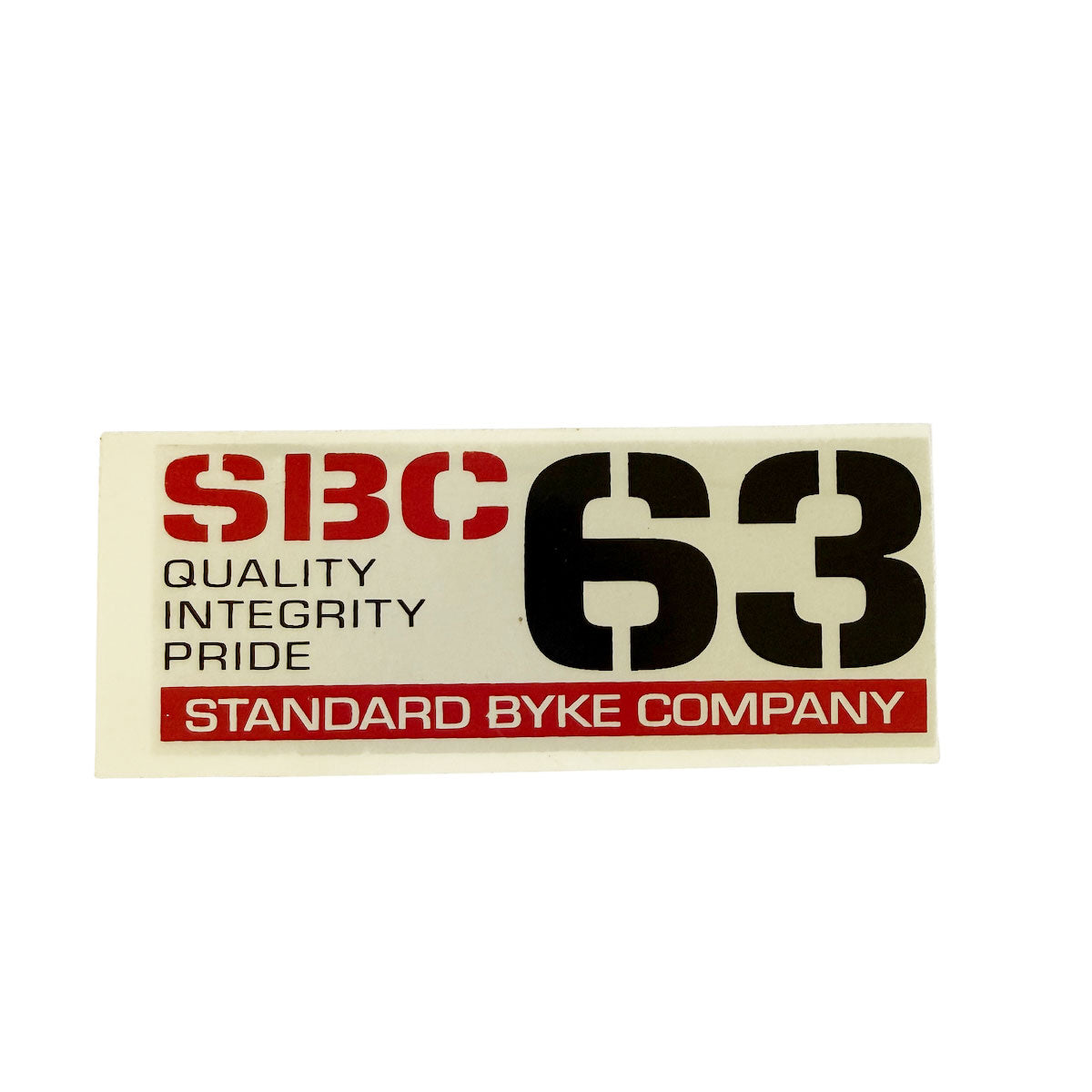 Standard Bykes Retro Sticker #06
