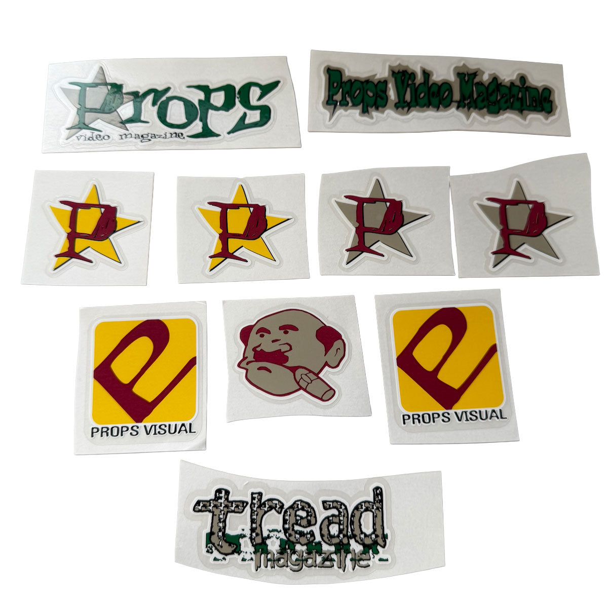 Props Retro Sticker Set
