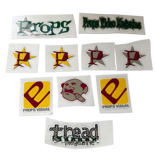 Props Retro Sticker Set