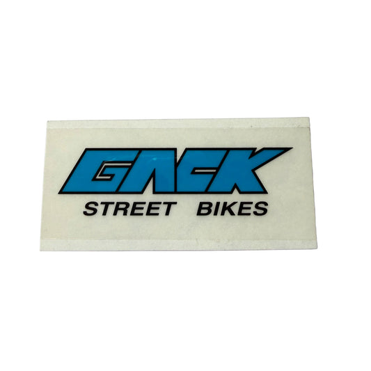 GACK Street Bikes Retro Stickers