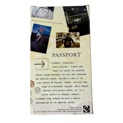 Props Passport Euro: 2001