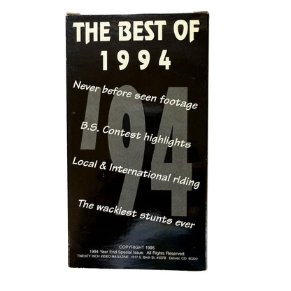Twenty Inch Video Magazine '94 Year End special Issue