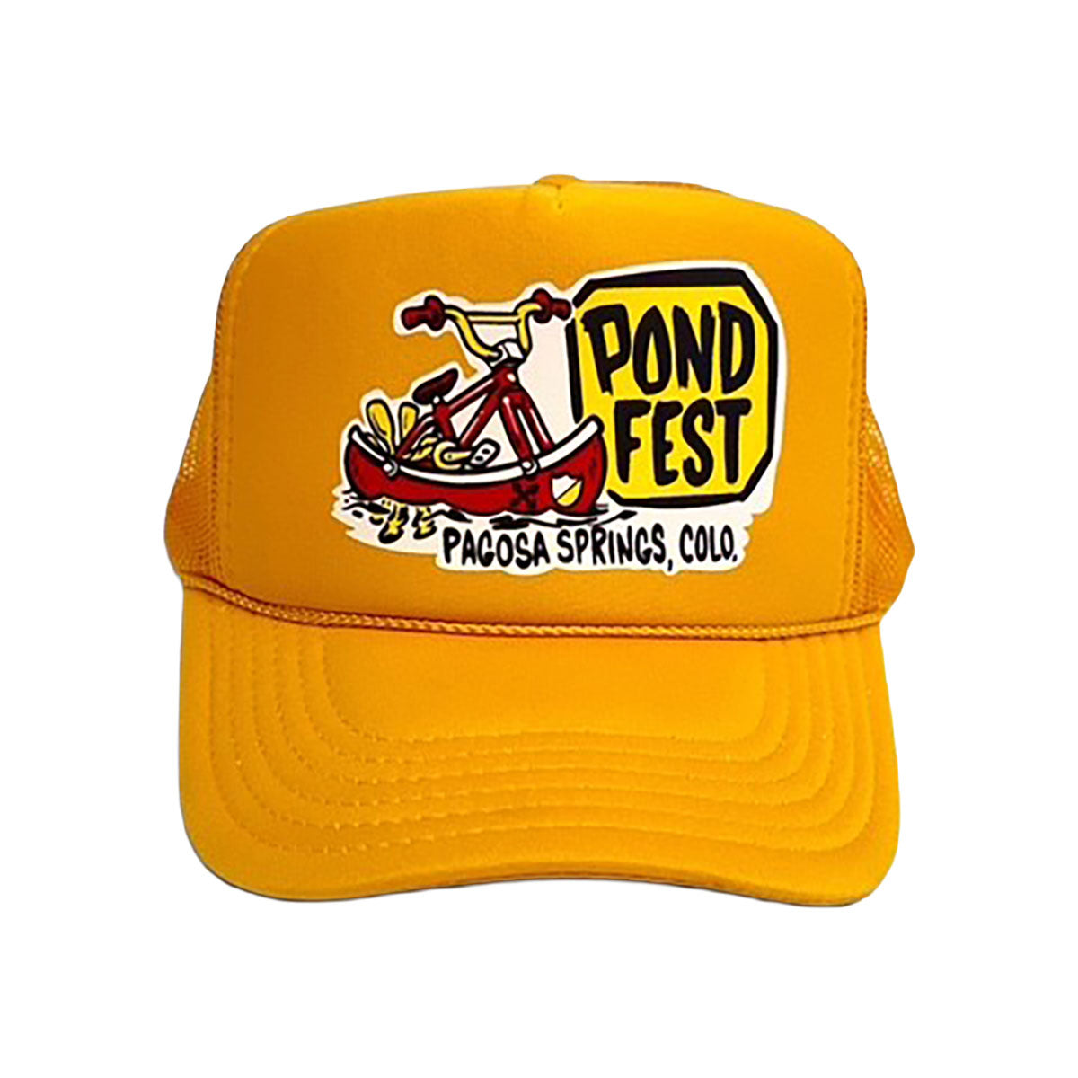 PONDFEST TALL TRUCKER  GOLD