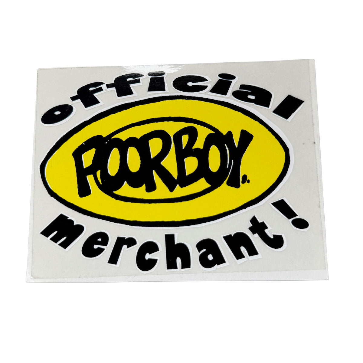 poor boy Retro Stickers #9 For Dealer