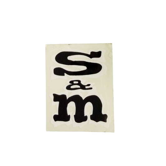S&M Retro Sticker #11