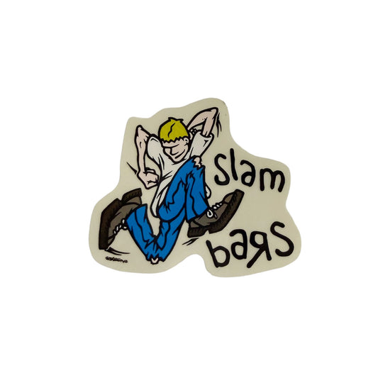 S&M Retro Sticker SLAM BARS BIG